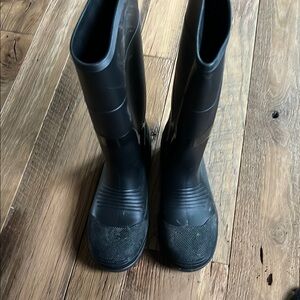 Black Rain Boots